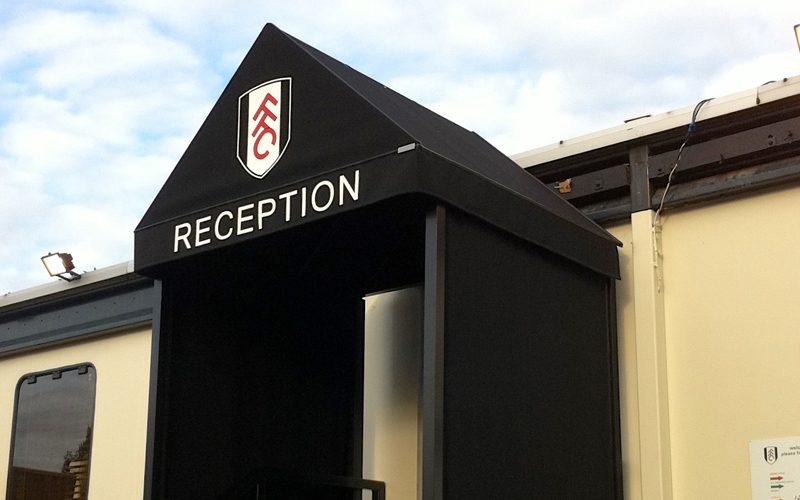 Apex Rib Entrance Canopy for Fulham FC