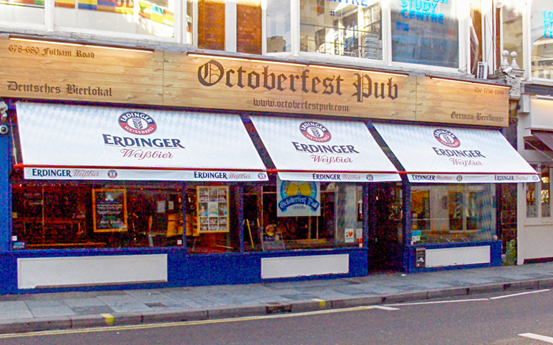 Victorian Awning for Octoberfest Pub