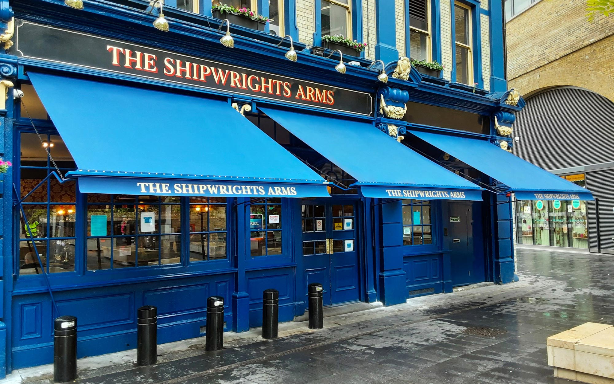 Traditional Victorian Awnings for The Shipwrights Arms
