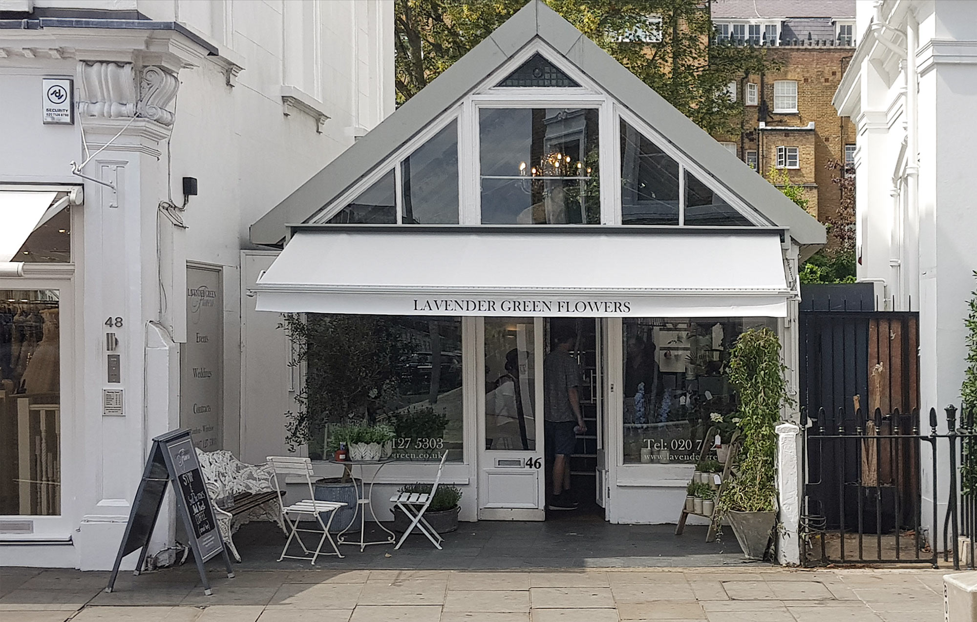 Awning for Lavender Green