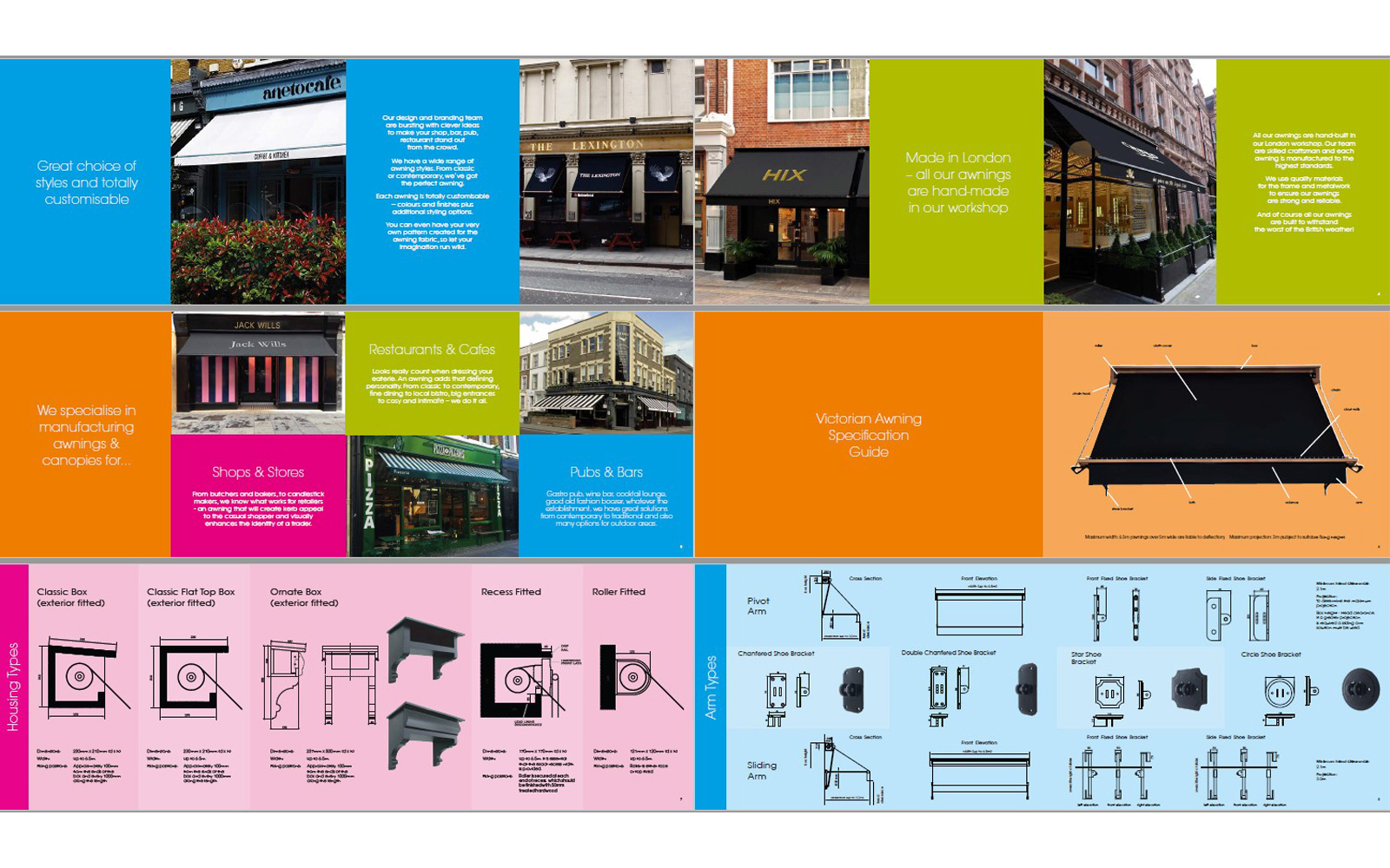 Better Awnings, Better Awning Brochures Commercial Awning Company