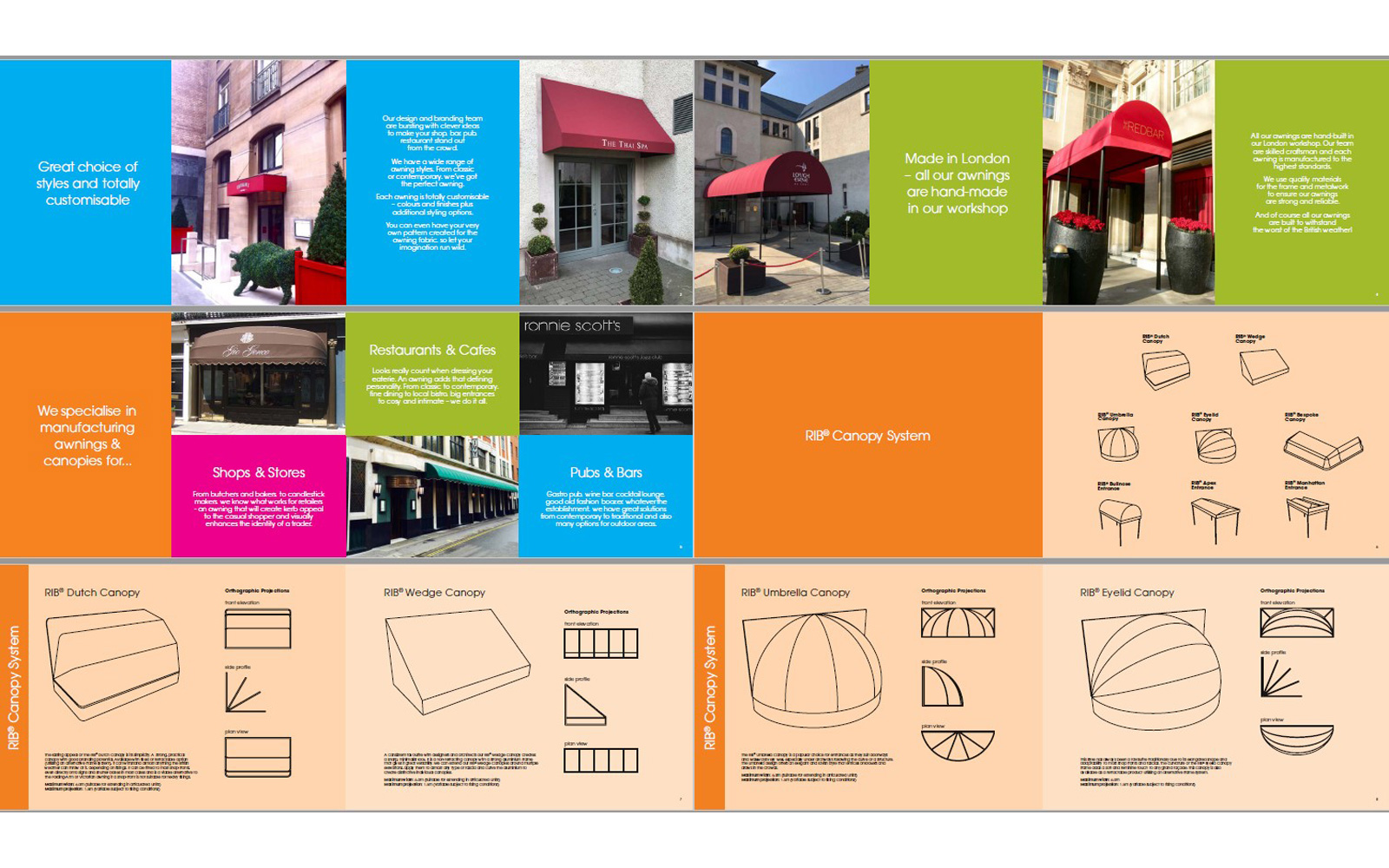 Better Awnings, Better Awning Brochures Commercial Awning Company