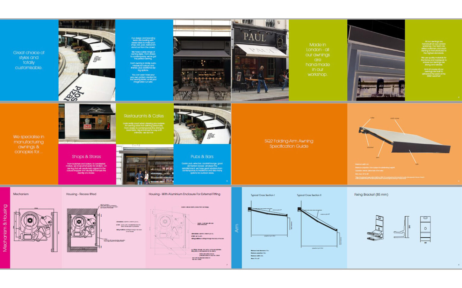 Better Awnings, Better Awning Brochures Commercial Awning Company