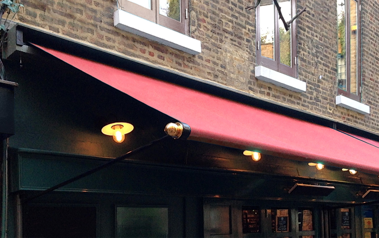 Finials Example on Awnings 