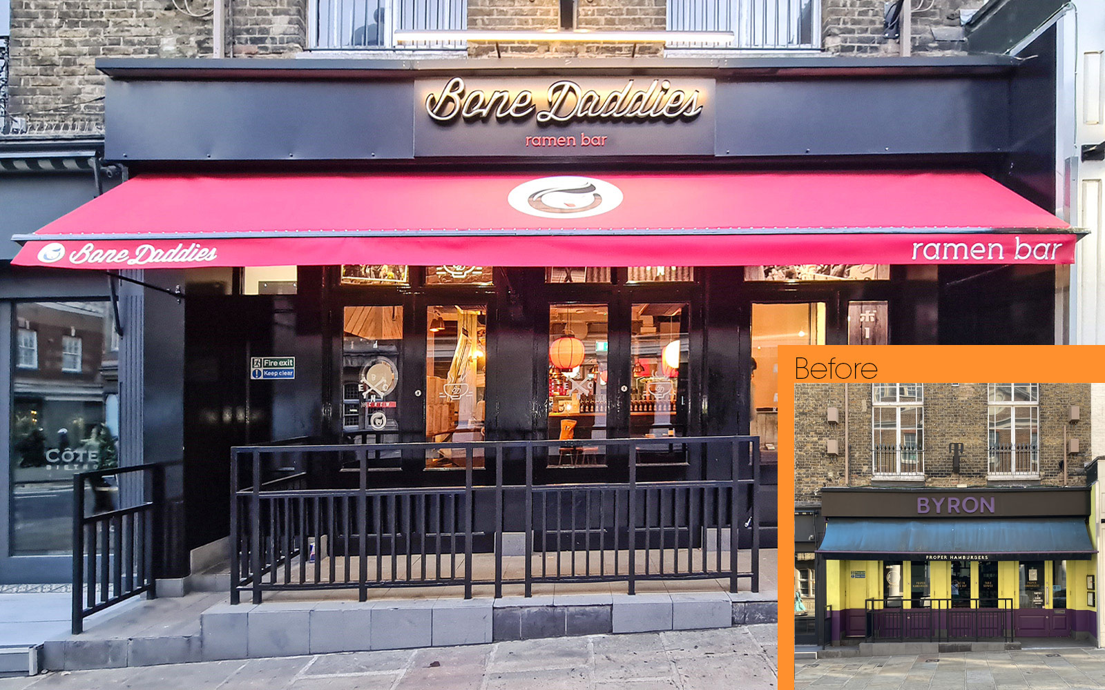 Bone Daddies before and after