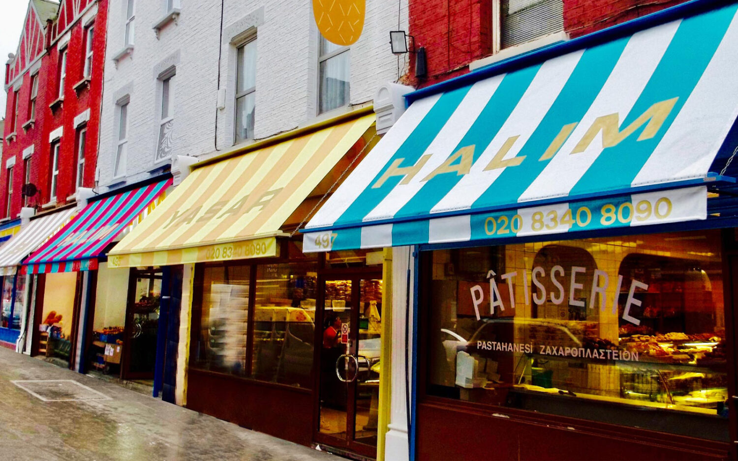 Colourful Awnings