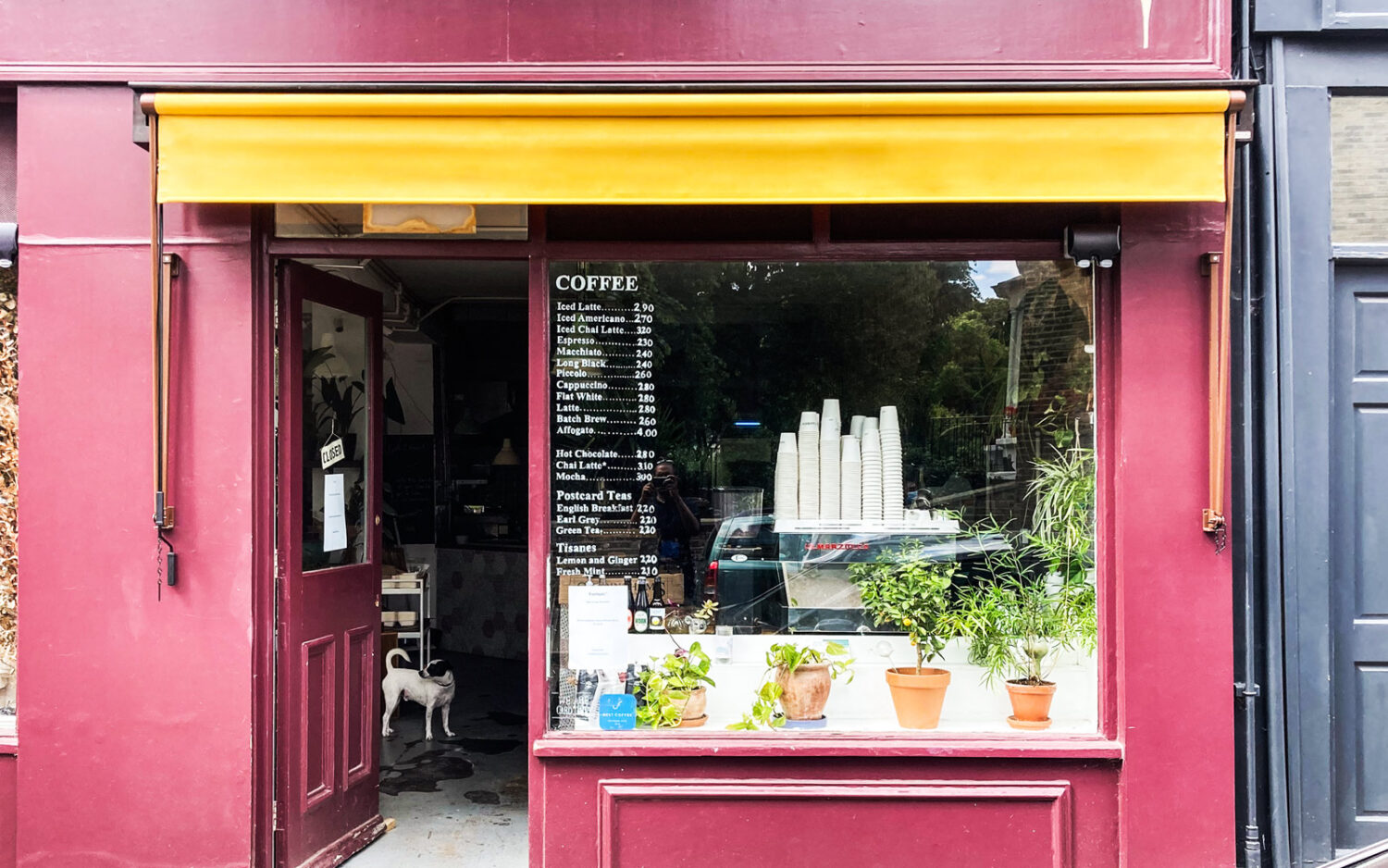 New Greenwich Awning for The Foot Note Wine Bar, Hackney Commercial