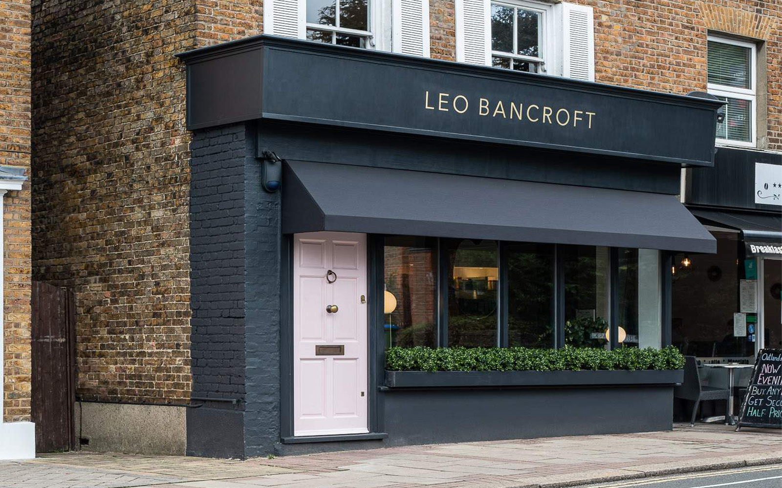 Black Entrance Canopy