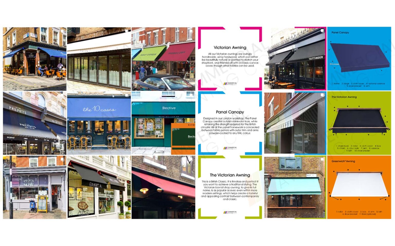 UK’s Most Comprehensive Commercial Awning Ideas and Examples