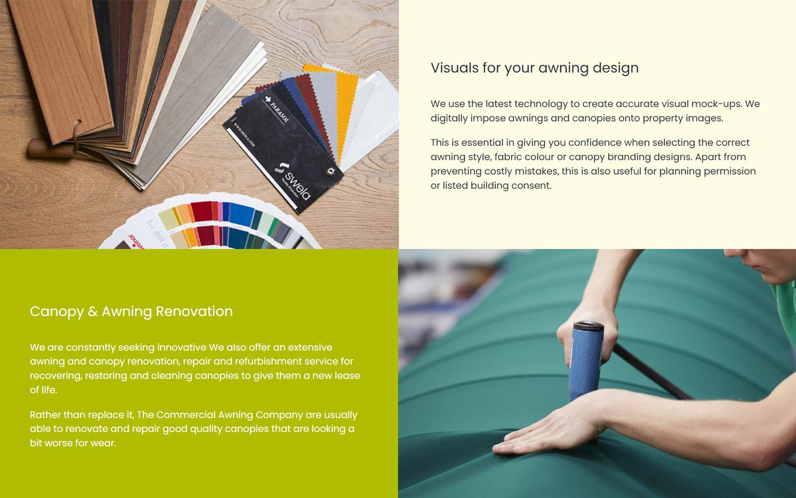 Shop Awnings and Canopies