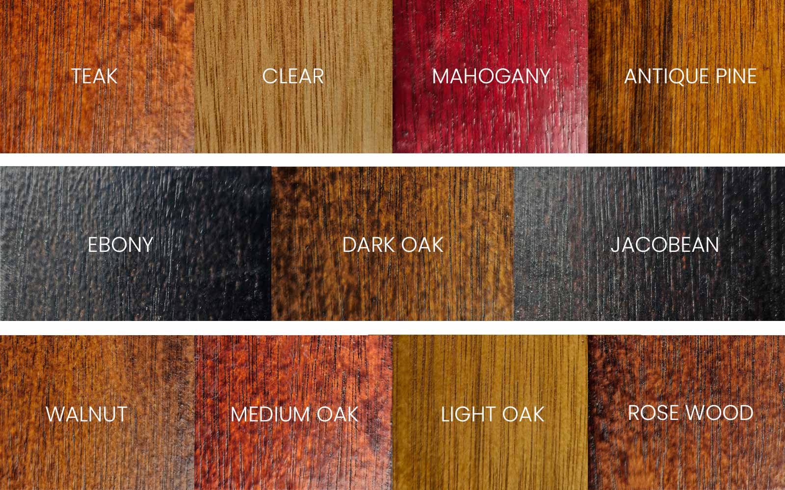 Timber Stain Options